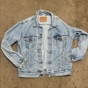 Jean jacket in men and women
